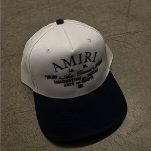 Trucker hat Amiri White and Blue/Red Caps